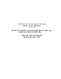 Đề thi Quản trị cơ sở dữ liệu: Tốt nghiệp cao đẳng nghề khoá II (2008-2011), môn thực hành, mã đề QTCSDL-TH18
