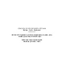Đề thi Quản trị cơ sở dữ liệu: Tốt nghiệp cao đẳng nghề khoá II (2008 - 2011), môn thực hành nghề, mã đề QTCSDL-TH15