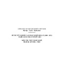 Đề thi Quản trị cơ sở dữ liệu: Tốt nghiệp cao đẳng nghề (2008-2011), môn thực hành, mã đề QTCSDL-TH26