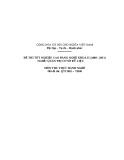 Đề thi tốt nghiệp cao đẳng nghề Quản trị cơ sở dữ liệu: Tổng hợp đề thi (2008-2011) môn thực hành, mã đề QTCSDL-TH40