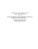 Đề thi tốt nghiệp cao đẳng nghề Quản trị cơ sở dữ liệu: Tổng hợp đề năm 2008-2011, môn thực hành, mã đề QTCSDL-TH11