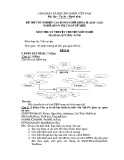 Đề thi Quản trị cơ sở dữ liệu: Tốt nghiệp cao đẳng nghề khoá II (2008-2011), môn lý thuyết nghề - Mã đề QTCSDL-LT08