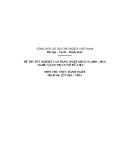 Đề thi Quản trị cơ sở dữ liệu: Tốt nghiệp cao đẳng nghề khoá II (2008-2011), môn thực hành, mã đề QTCSDL-TH12