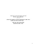 Đề thi Quản trị cơ sở dữ liệu: Tốt nghiệp cao đẳng nghề khoá II (2008 - 2011), môn thực hành, mã đề QTCSDL-TH28