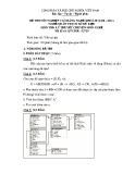 Đề thi Quản trị cơ sở dữ liệu: Tốt nghiệp cao đẳng nghề khoá II (2008-2011), môn lý thuyết nghề - Mã đề QTCSDL-LT29