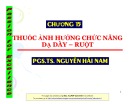 Bài giảng chương 15: Thuốc ảnh hưởng chức năng dạ dày – ruột