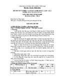 Đề thi tốt nghiệp cao đẳng nghề khoá 3 (2009 - 2012) nghề Quản trị khách sạn môn Thực hành nghề - Mã đề thi: QTKS - TH43