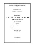 Giáo trình bài giảng Xử lý và truyền thông đa phương tiện