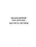 Bài giảng chuyên đề Thần kinh học: Hội chứng tiền đình