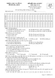 Đề kiểm tra 1 tiết môn Địa lí 10 năm 2017 - THPT Nguyễn Du - Mã đề 132