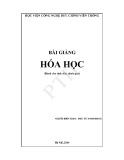 Bài giảng Hóa học [mới nhất]