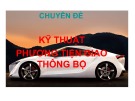 Tiêu chí thiết kế sản phẩm: Bài giảng chuyên đề Kỹ thuật phương tiện giao thông bộ