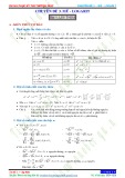Mũ và Logarit: Chuyên đề 3 - Tổng hợp kiến thức và bài tập chủ đề 3.1