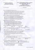 Đề thi Kinh tế học tuyển sinh sau ĐH năm 2017 - ĐH Mở