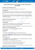 Giải bài tập Bài mở đầu trang 152 SGK Công nghệ 10 chi tiết