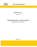 Tiêu chuẩn quốc gia về Trường trung học: Yêu cầu thiết kế chi tiết