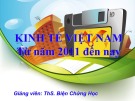 Bài giảng Kinh tế Việt Nam (2011-nay) - ThS. Biện Chứng Học (Chuẩn SEO)
