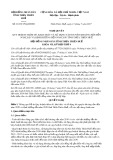 Nghị quyết số 21/2017/NQ-­HĐND Tỉnh Thừa Thiên Huế
