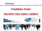 Bài giảng Nghiên cứu marketing: Chương 5 - ThS. Dư Thị Chung