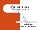 Bài giảng Phát triển hệ thống thương mại điện tử: Chương 3 - TS. Trần Hoài Nam