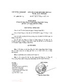 Quyết định số 2045/QĐ-TTg năm 2016