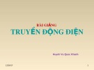 Bài giảng Truyền động điện Huỳnh Vũ Quốc Khánh
