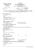 Đề thi lý thuyết Tin học bảng C2 Kiên Giang 2015 - Mã đề 170