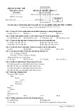 Đề thi lý thuyết Tin học bảng C1 tỉnh Kiên Giang năm 2015 - Mã đề 134