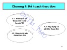 Bài giảng Quản trị thực phẩm và đồ uống (Food and beverage management) - Chương 4: Kế hoạch thực đơn