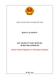 QCVN 41:2016/BGTVT - Quy chuẩn kỹ thuật quốc gia mới nhất