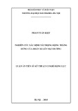 Luận án Tiến sĩ: Nghiên cứu xác định tải trọng động thẳng đứng của đoàn xe lên mặt đường, Kỹ thuật cơ khí động lực