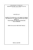 Tóm tắt Luận án Tiến sĩ: Nghiên cứu đánh giá, xác định tải trọng cho phép qua cầu từ kết quả kiểm định cầu