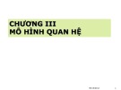 Bài giảng Cơ sở dữ liệu quan hệ chương 3: ThS. Nguyễn Thị Tâm (Mới nhất)