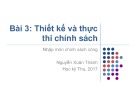 Bài giảng Nhập môn chính sách công: Bài 3 của Nguyễn Xuân Thành (2017)