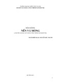 Bài giảng Nền và móng - ĐH Kiến Trúc Hà Nội
