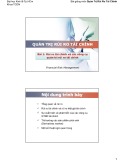 Bài giảng môn Quản trị rủi ro tài chính: Bài 1 - ĐH Kinh tế TP. HCM