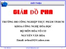 Bài giảng giản đồ pha: Mở đầu chi tiết từ Nguyễn Văn Hòa