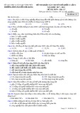 Đề thi KSCL chuyên đề lần 2 môn Địa lớp 11 năm 2017-2018 - THPT Nguyễn Thị Giang - Mã đề 132