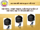 Nợ công Việt Nam: Thực trạng và Giải pháp quản lý nợ công từ 2008 đến nay