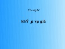 Khí áp và gió: Bài giảng chương 4 chi tiết