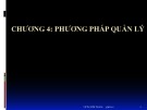 Bài giảng Khoa học quản lý đại cương: Chương 4 - Vũ Thị Cẩm Thanh