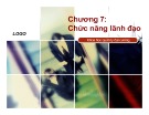 Bài giảng Khoa học quản lý đại cương: Chương 7 của Vũ Thị Cẩm Thanh