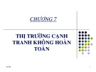 Bài giảng Kinh tế vi mô: Chương 7 - ThS. Võ Thị Thúy Hoa