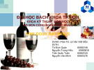 Bài giảng Công nghệ lên men: Vins doux naturels (Hướng dẫn chi tiết)
