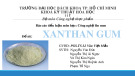 Xanthan Gum: Bài giảng Công nghệ lên men chi tiết