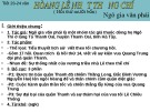 Bài giảng Ngữ văn Hoàng Lê Nhất thống chí (hay nhất)