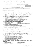 Đề khảo sát chuyên đề lần 1 năm 2018 môn Lịch sử lớp 10 - THPT Tam Dương - Mã đề 485