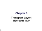Bài giảng Chapter 5: Giao thức Transport Layer UDP và TCP