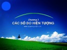 Bài giảng Nguyên lý thống kê - Chương 3: Các số đo hiện tượng