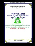 Dự án sản xuất phân bón lá và phân vi sinh: Thuyết minh chi tiết